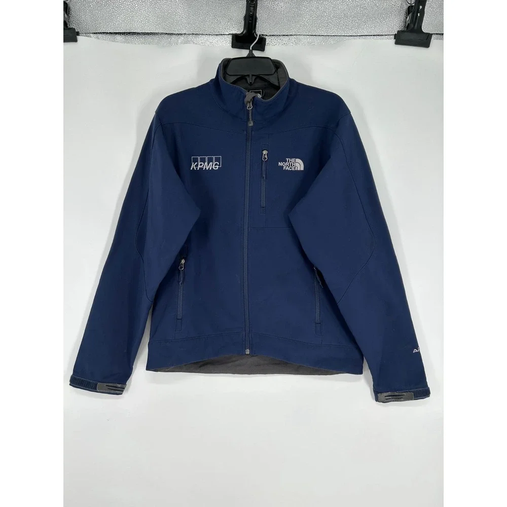 The North Face KPMG Apex Barrier Soft Shell Jacket Mens S Fleece Lined Full Zip